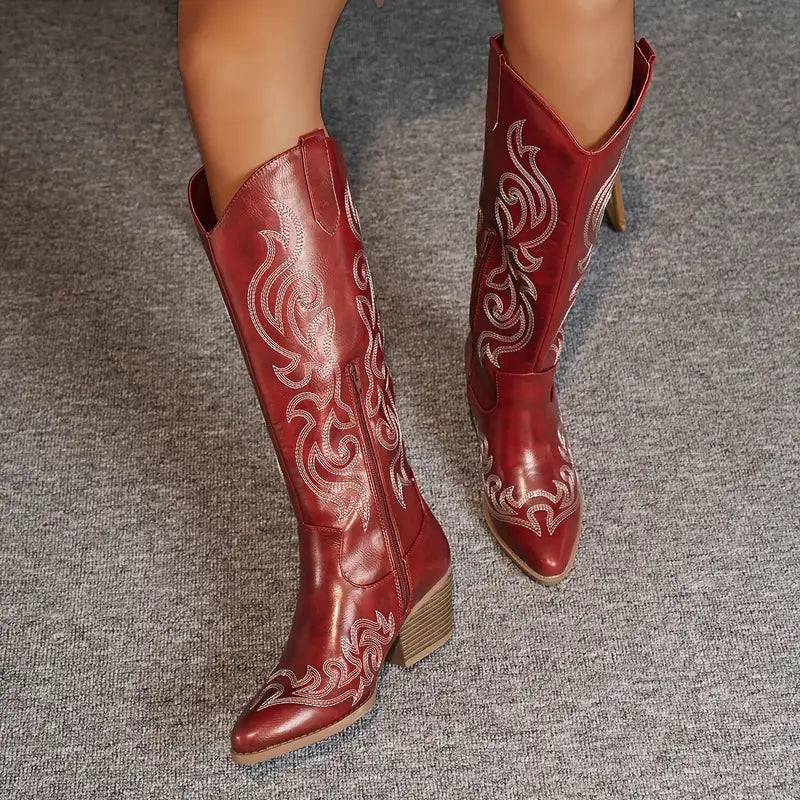 Stijlvolle Comfortabele Cowboy Dames Laarzen