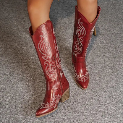 Stijlvolle Comfortabele Cowboy Dames Laarzen