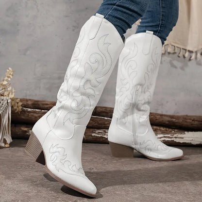 Stijlvolle Comfortabele Cowboy Dames Laarzen