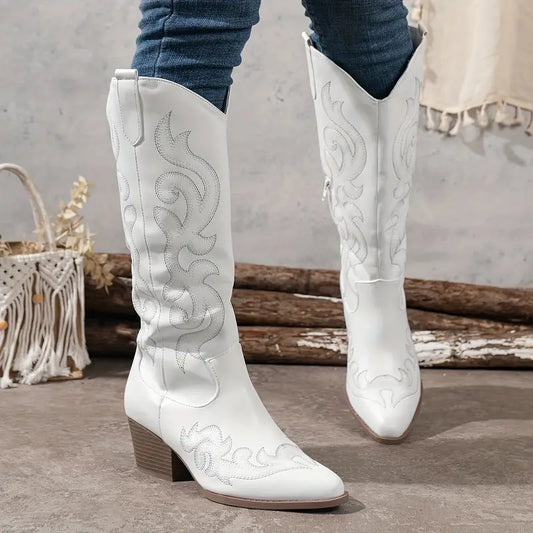Stijlvolle Comfortabele Cowboy Dames Laarzen