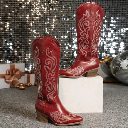 Stijlvolle Comfortabele Cowboy Dames Laarzen