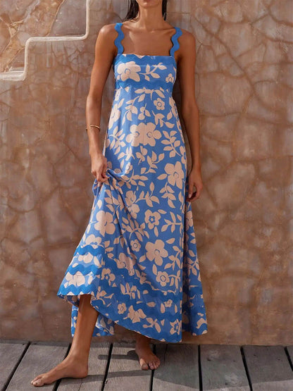 Maureen | Maxi Jurk met Bloemenprint