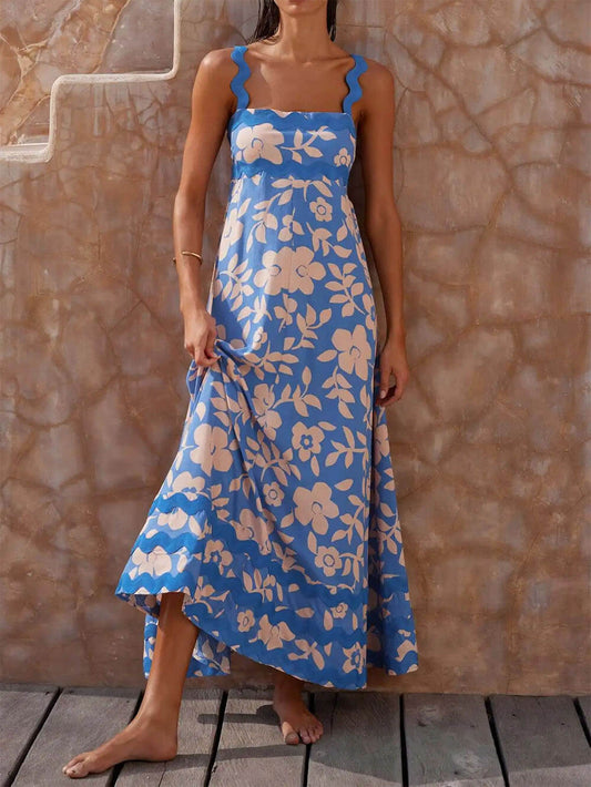 Maureen | Maxi Jurk met Bloemenprint