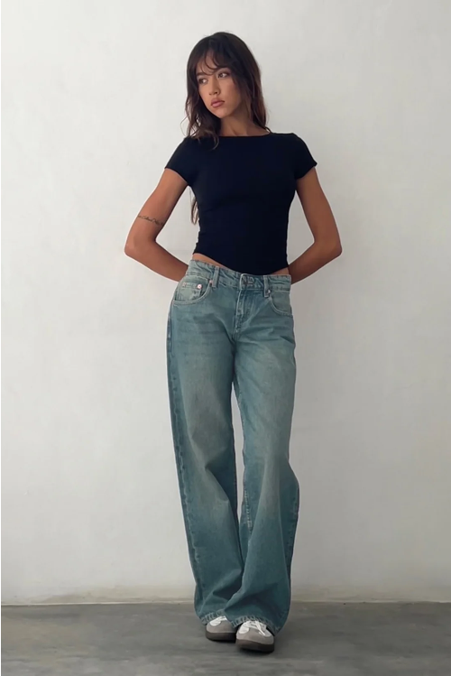 Yaella | Low Rise Straight-Leg Dames Jeans