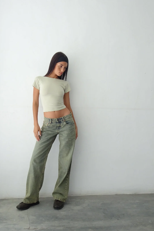 Yaella | Low Rise Straight-Leg Dames Jeans