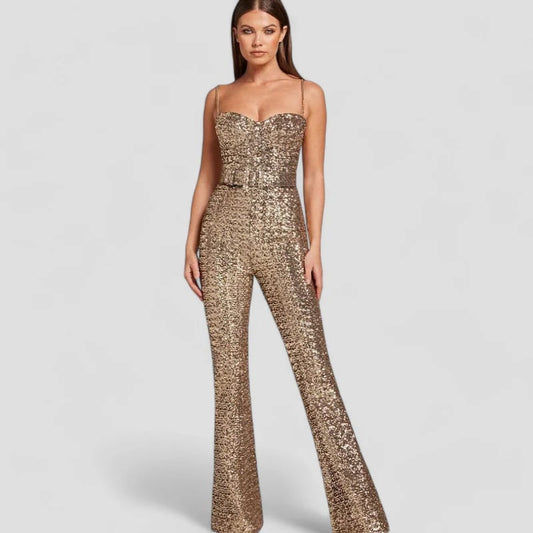 Bo | Glamoureuze Pailletten Jumpsuit