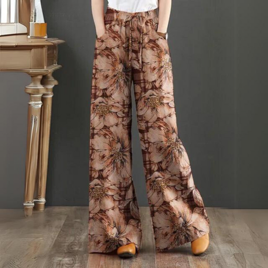 Lovella | Bloemen Print Palazzo Broek