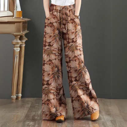 Lovella | Bloemen Print Palazzo Broek