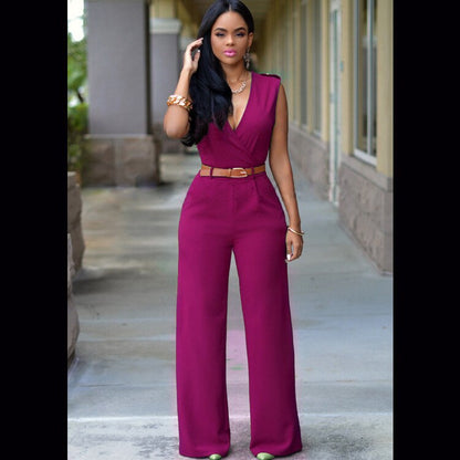 Gerda | Elegante Jumpsuit met Wijde Pijpen