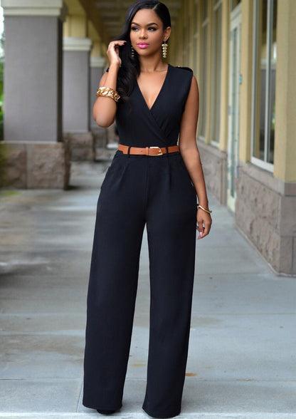 Gerda | Elegante Jumpsuit met Wijde Pijpen