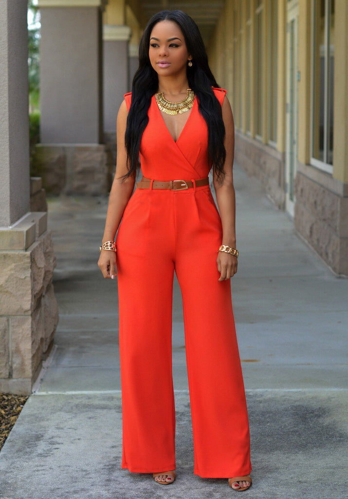Gerda | Elegante Jumpsuit met Wijde Pijpen