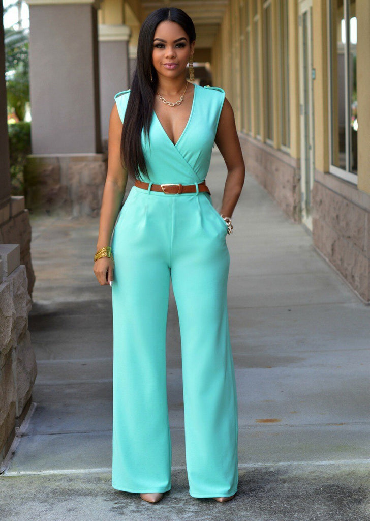 Gerda | Elegante Jumpsuit met Wijde Pijpen