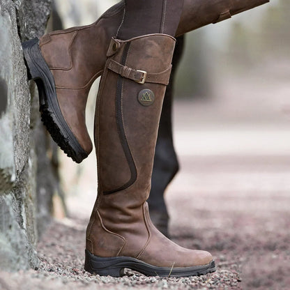 Vivian | Outdoor Leren Laarzen