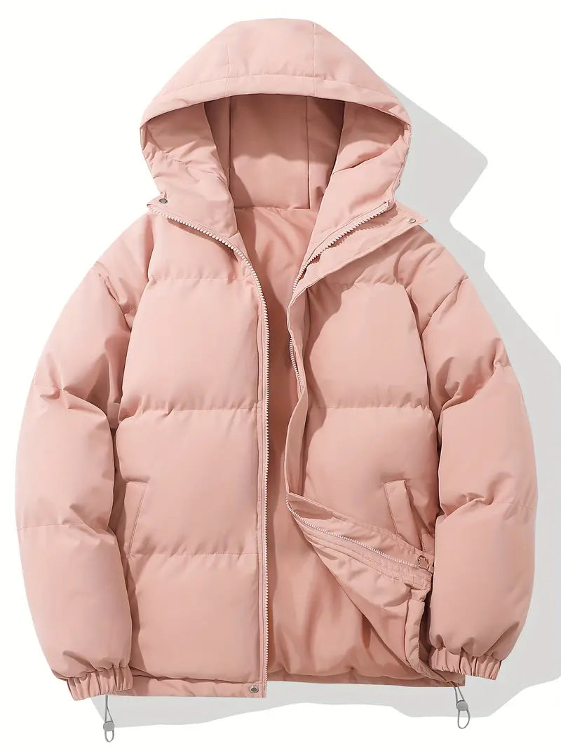 Warme gewatteerde dames jas met licht en comfortabel design