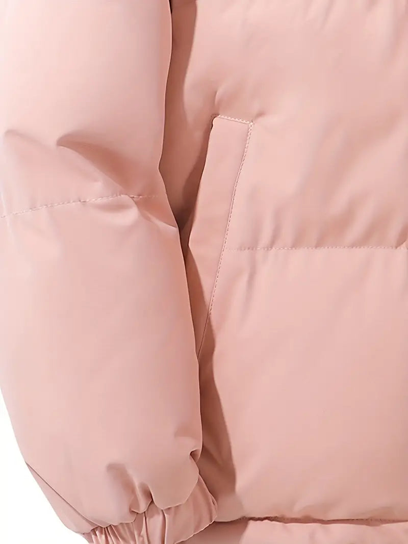 Warme gewatteerde dames jas met licht en comfortabel design