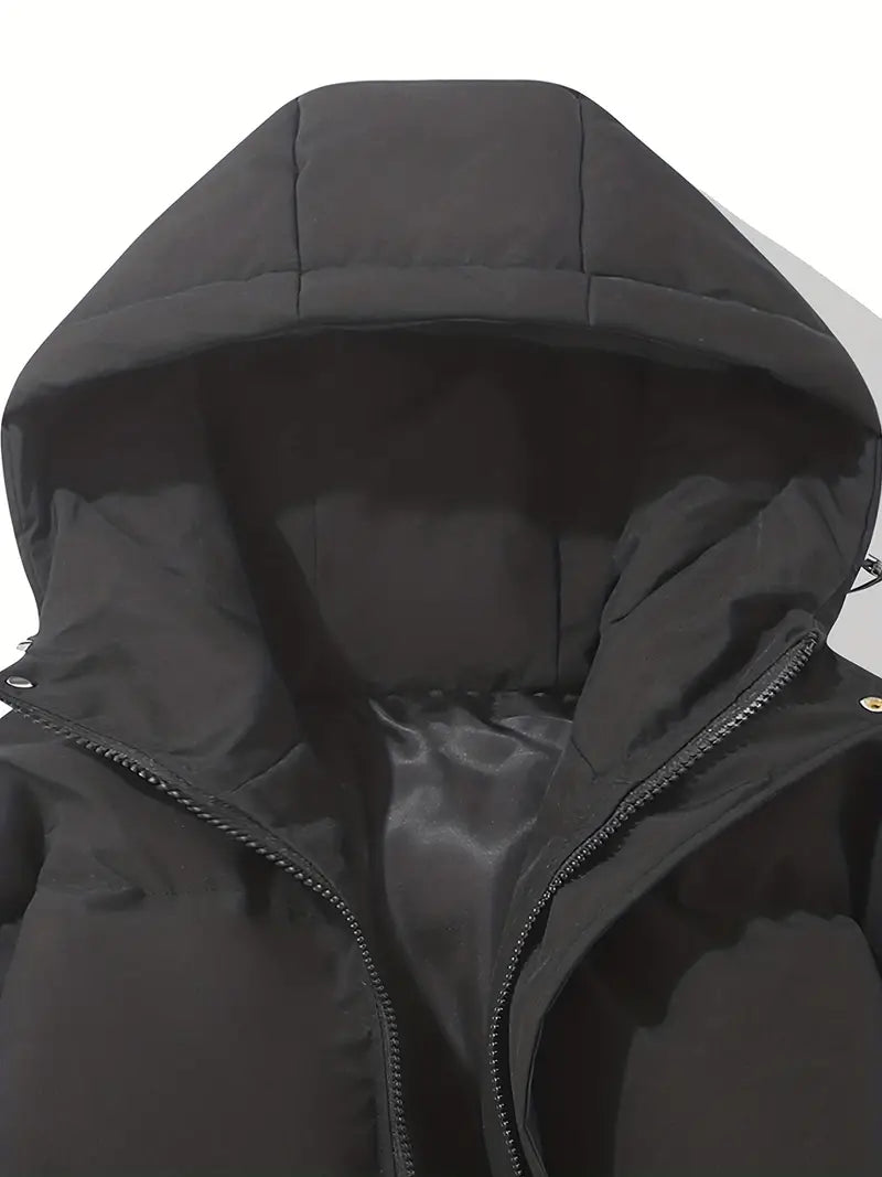 Warme gewatteerde dames jas met licht en comfortabel design