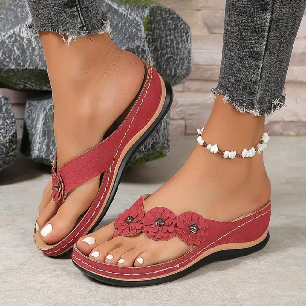 Solange | Bloemen Sandalen