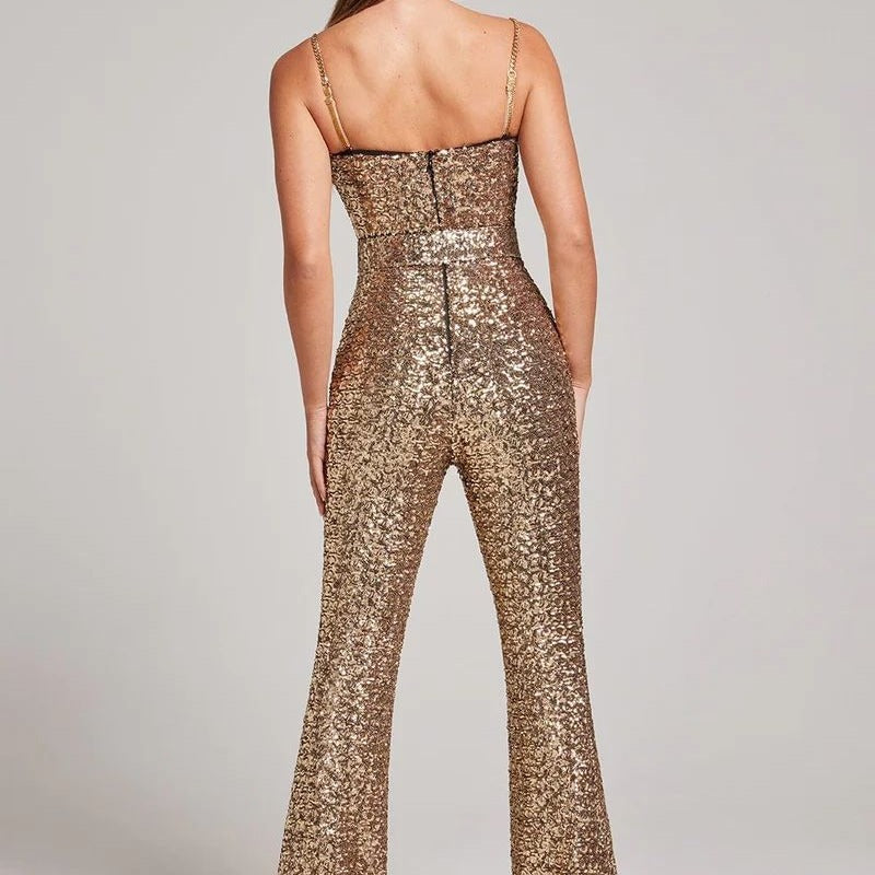 Daniela | Glamoureuze Pailletten Jumpsuit