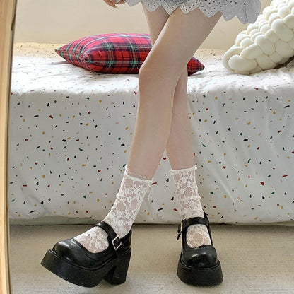 Stijlvolle Dames Pumps met Platform Zool en Gespsluiting