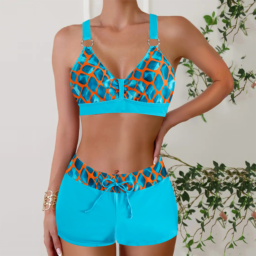 Zoraida | Dames Gestreepte Bikini met Broekje