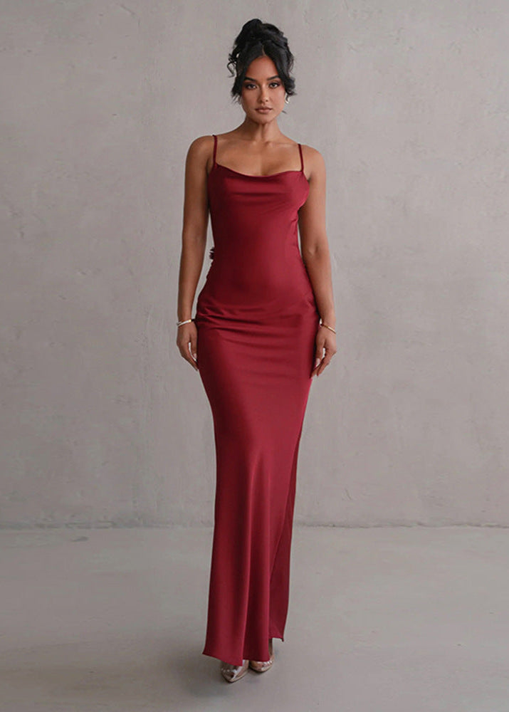 Norie | Floral Backless Dress