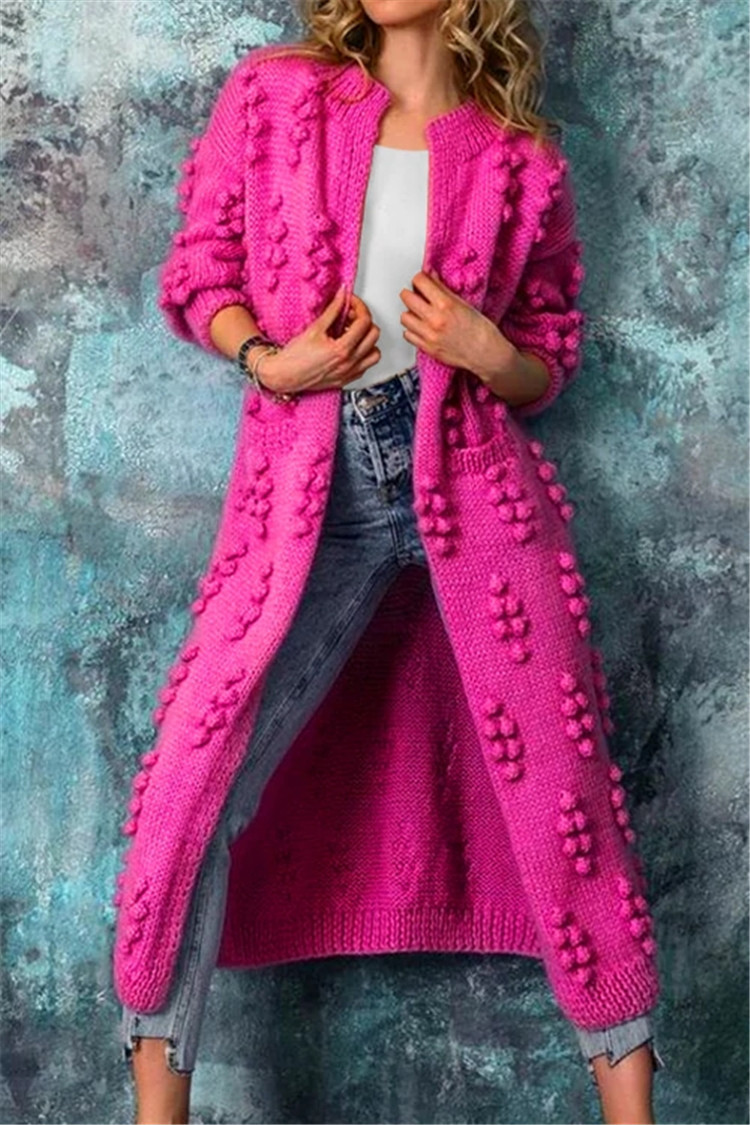 Comfortabel Lang Gebreid Vest voor Vrouwen