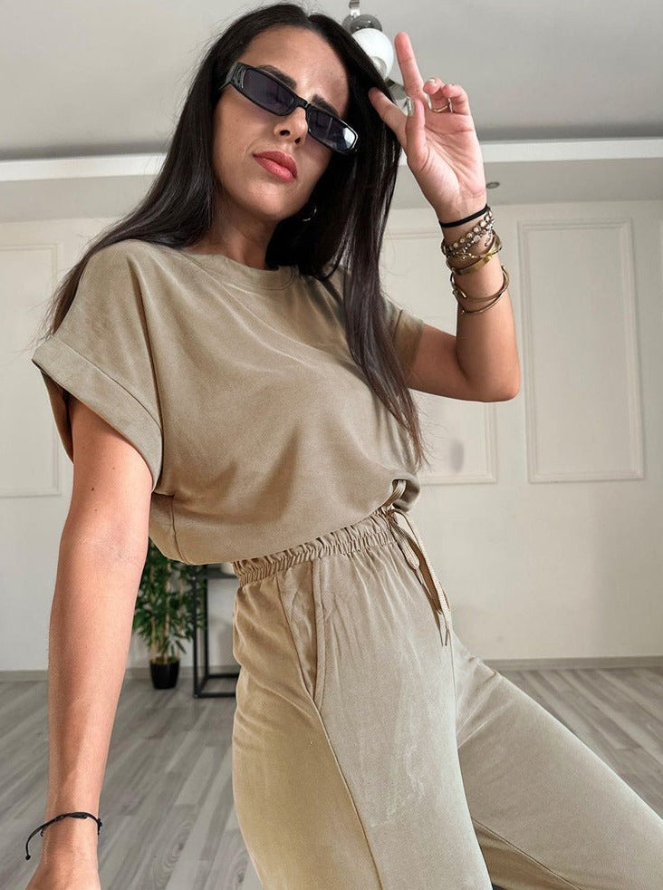 Josie | Drawstring Lounge Set