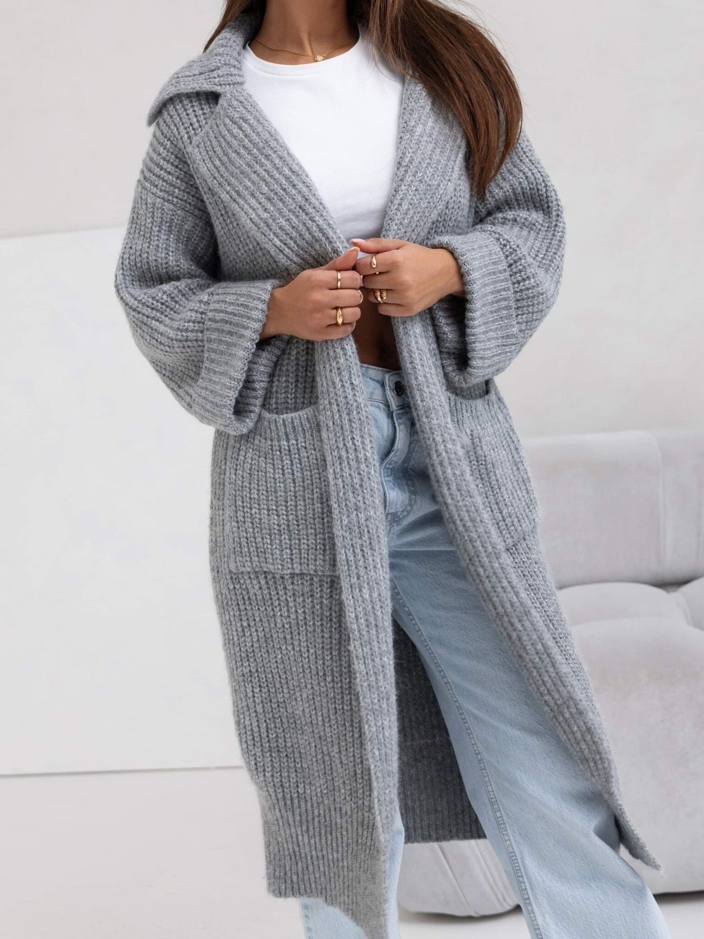 Oversized Luxe Chique Dames Vest met Licht Gewicht