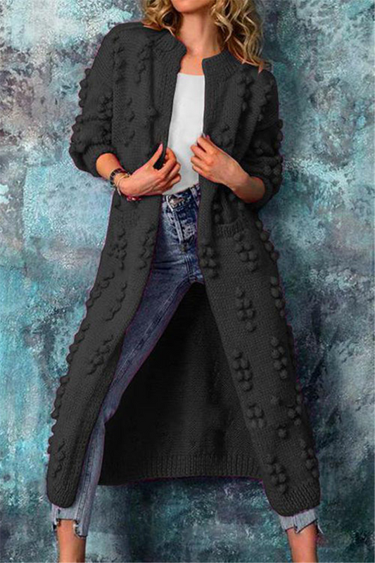 Comfortabel Lang Gebreid Vest voor Vrouwen