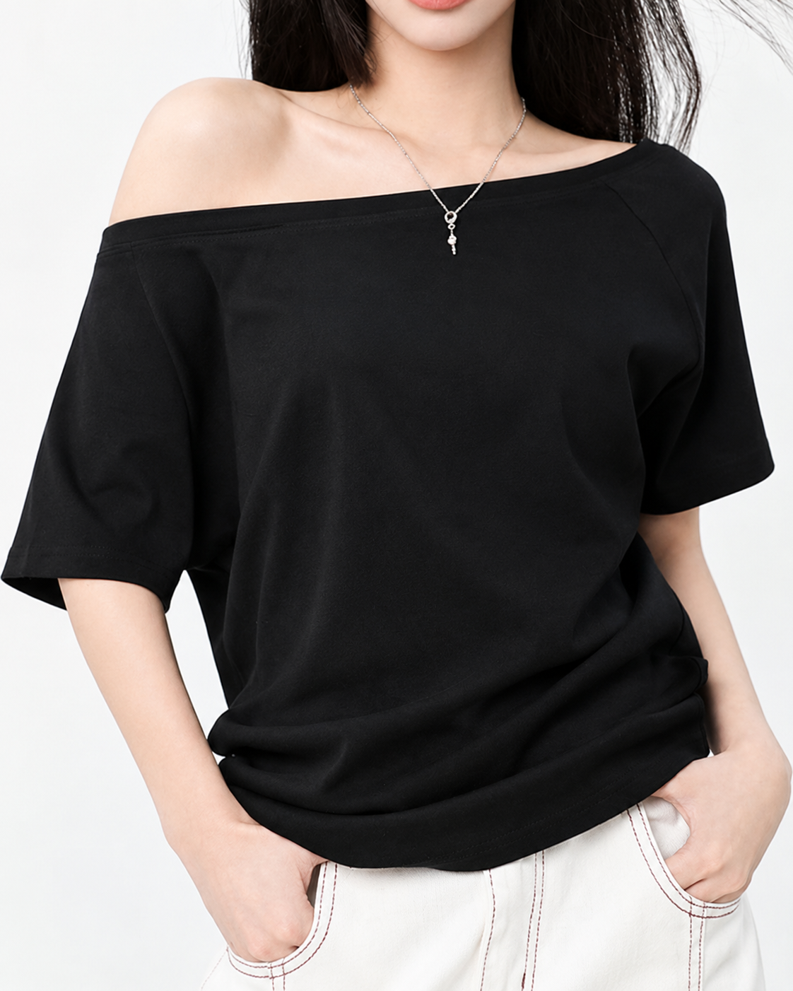 Darlena | Przewiewny przezroczysty top