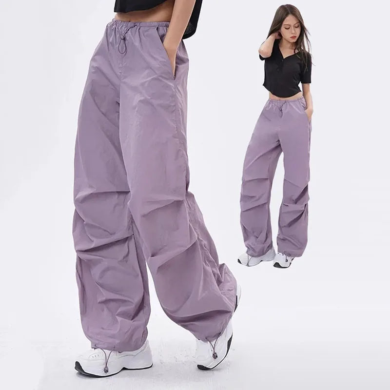 Oversized Hose Damen | Parachute-Streetwear & Verstellbare Passform