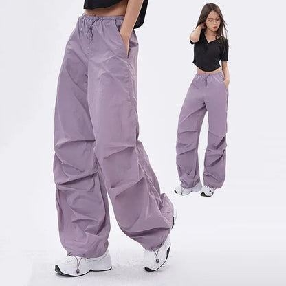 Oversized Hose Damen | Parachute-Streetwear & Verstellbare Passform