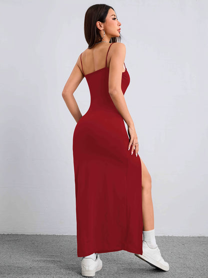 Delisia | Elegante Maxi Jurk met Hoge Split
