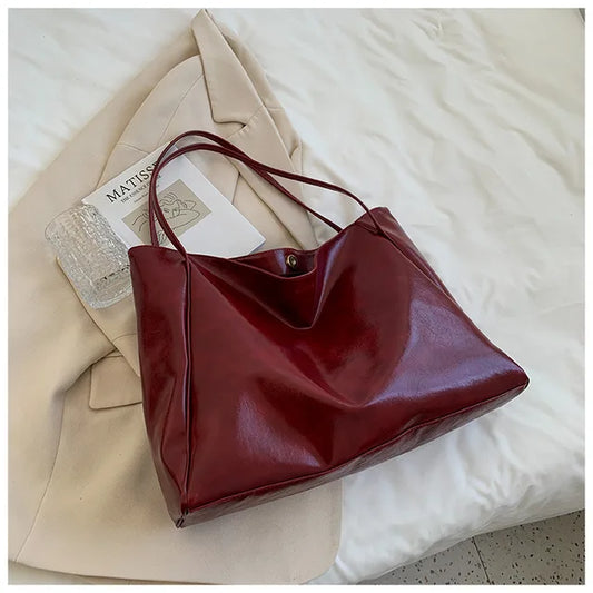 Jacinda | Leren Handtas in Bordeaux