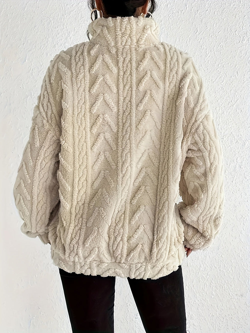 Quarter-Zip Pullover Damen | Kuschelig Warm & Leicht