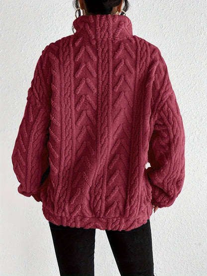 Quarter-Zip Pullover Damen | Kuschelig Warm & Leicht