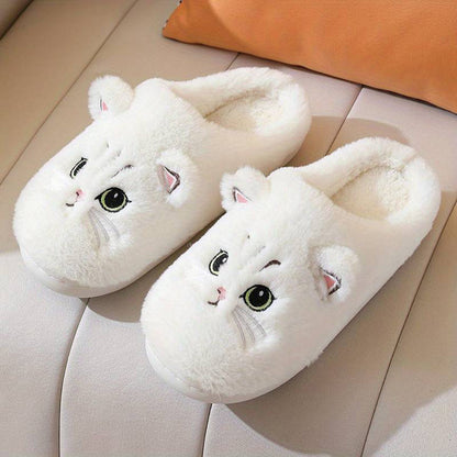 Warme Zachte Dames Katten Pantoffels