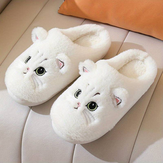 Warme Zachte Dames Katten Pantoffels