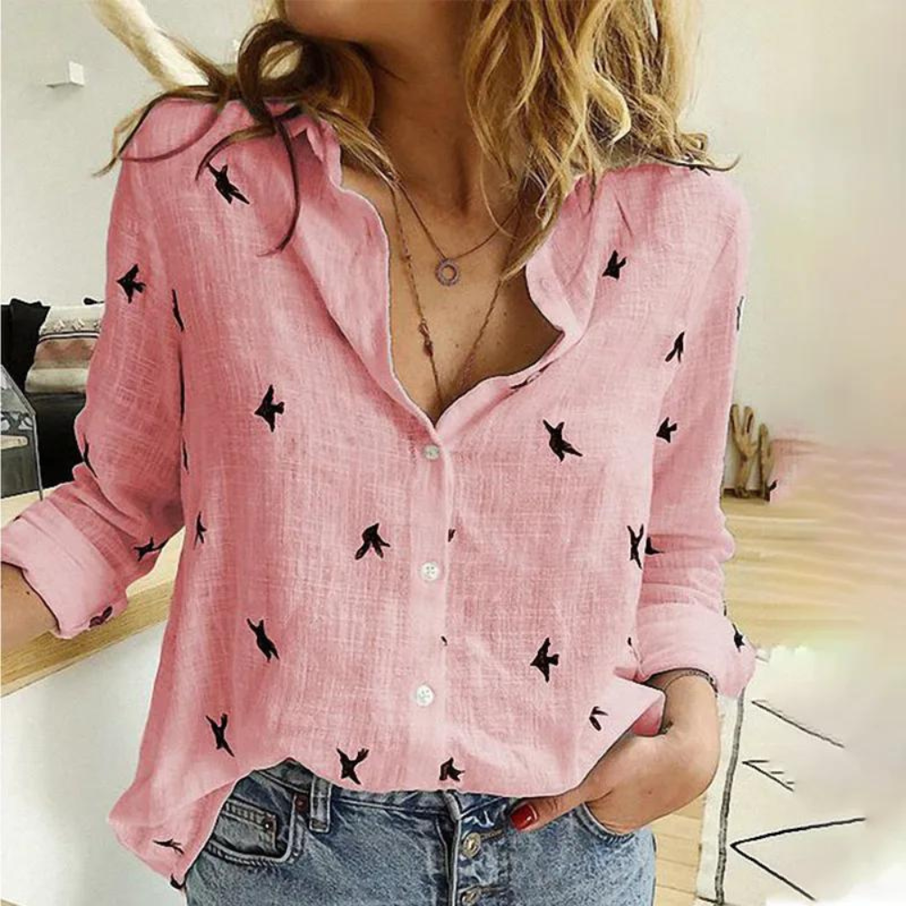 Ariella | Geborduurde Blouse