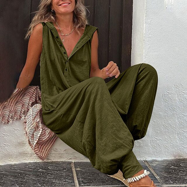 Brenda | Luchtige Losvallende Jumpsuit