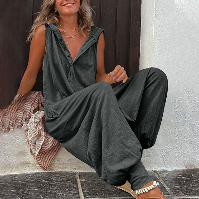 Brenda | Luchtige Losvallende Jumpsuit