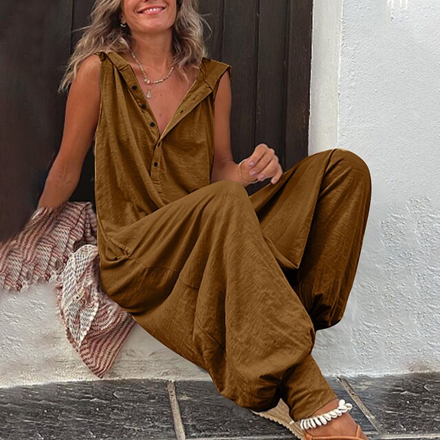 Brenda | Luchtige Losvallende Jumpsuit