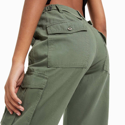 Violette | Cargo Broek met Verstelbare Taille