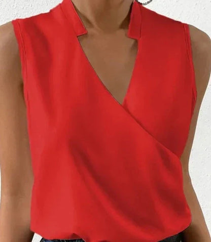 Judi | Elegant V-Neck Top
