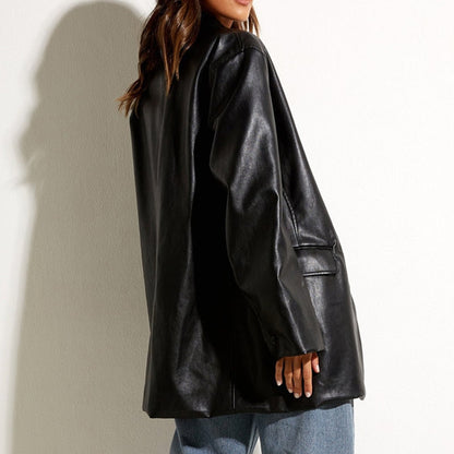 Antonella | Leren Blazer