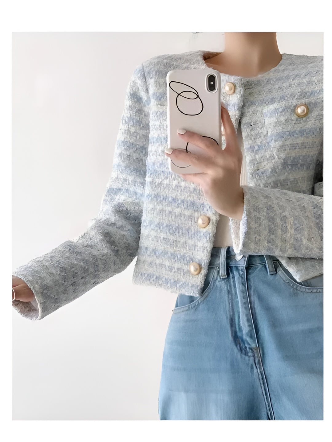 Mirelle | Elegante Tweed Jas