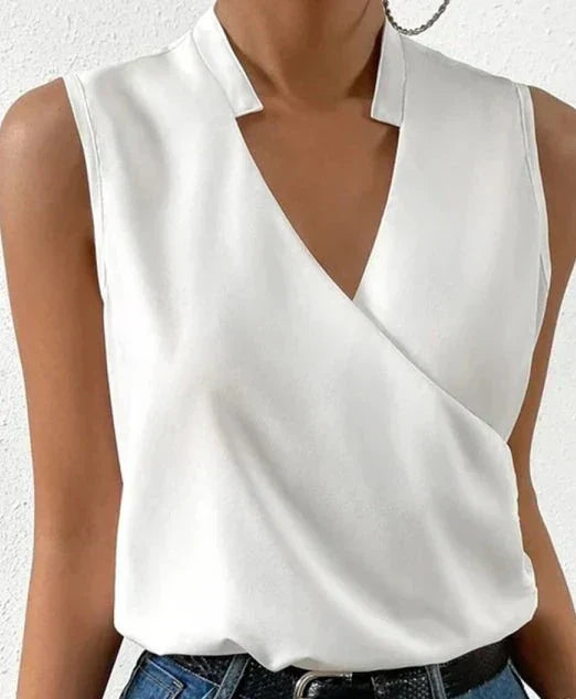 Judi | Elegant V-Neck Top