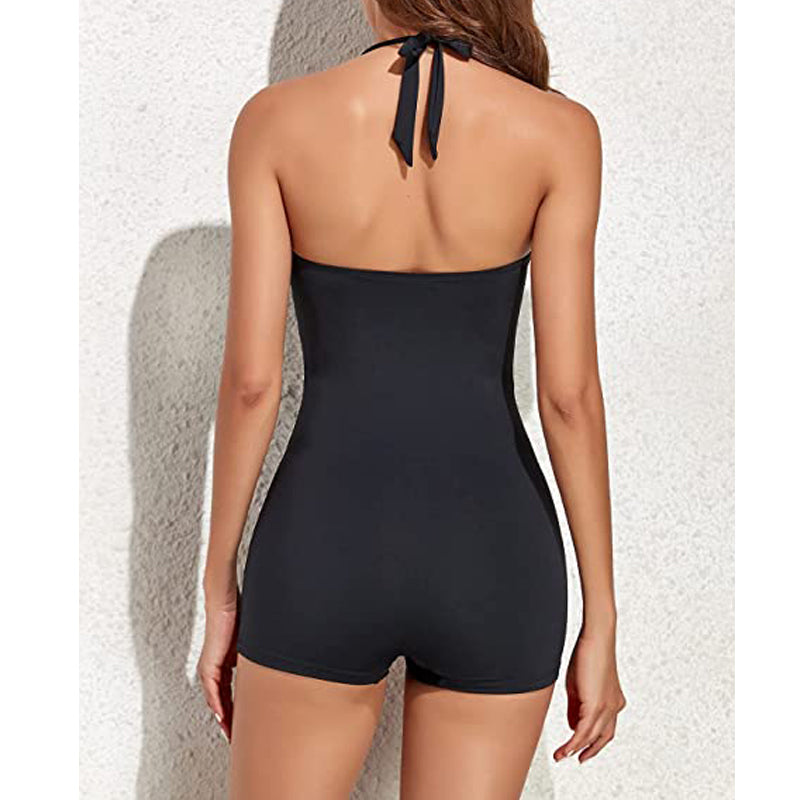 Esmeralda | Elegant Retro Badpak met Shorts