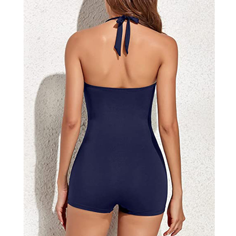 Esmeralda | Elegant Retro Badpak met Shorts