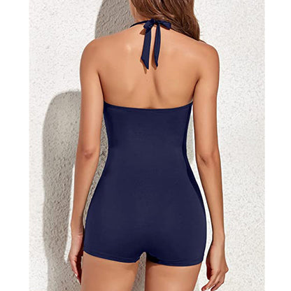 Esmeralda | Elegant Retro Badpak met Shorts